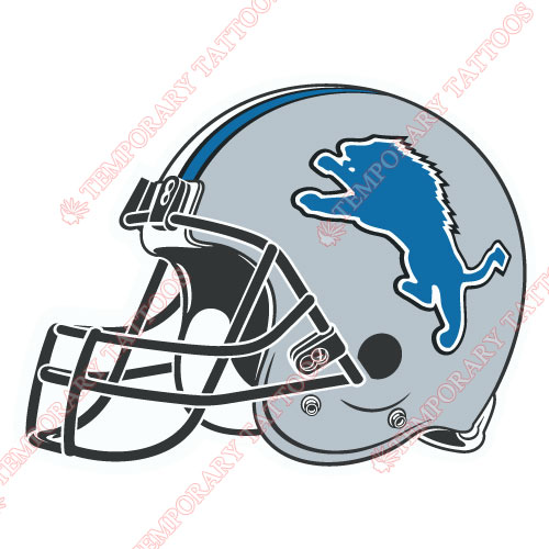 Detroit Lions Customize Temporary Tattoos Stickers NO.520